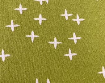 Organic Cotton Knit Fabric. Lime Green Organic Cotton/Spandex Knit. Stretchy Knit. Children's Clothing Fabric. Pajama Fabric. Baby Fabric