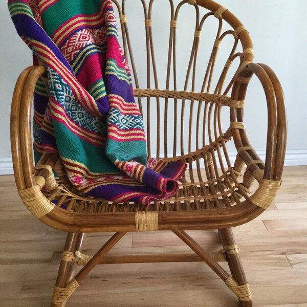 Vintage Franco Albini bamboo chair