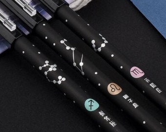 6pc/set Lovely Clouds Series Gel Pen Cute American Heart Stationery Gel Pen  0.5mm Black Ink Scrapbook Pens Student Supplies - AliExpress