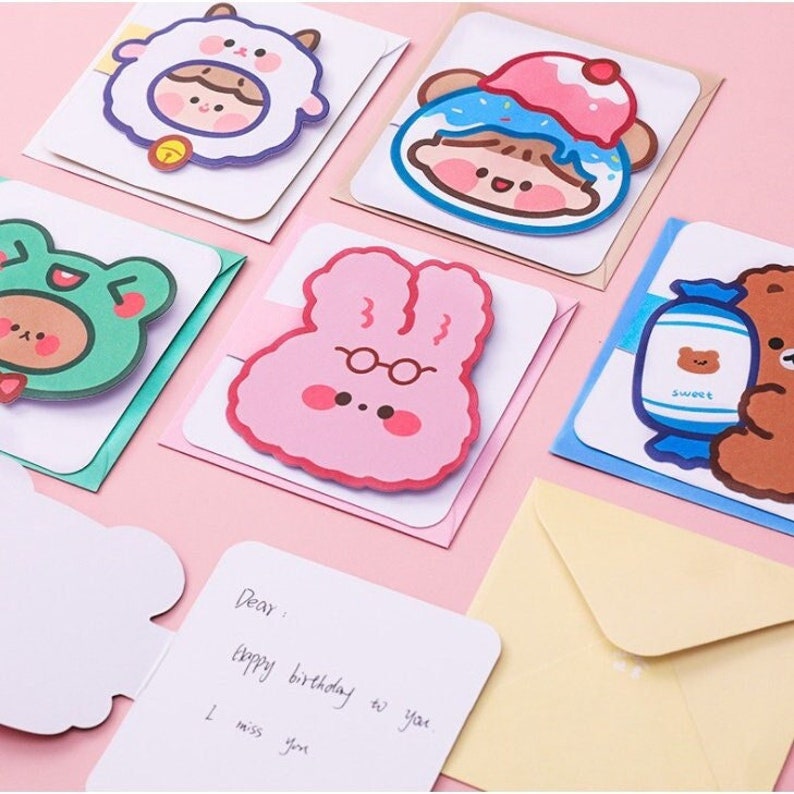 Cute Greeting Cards Blank Cards Greeting Cards With Etsy