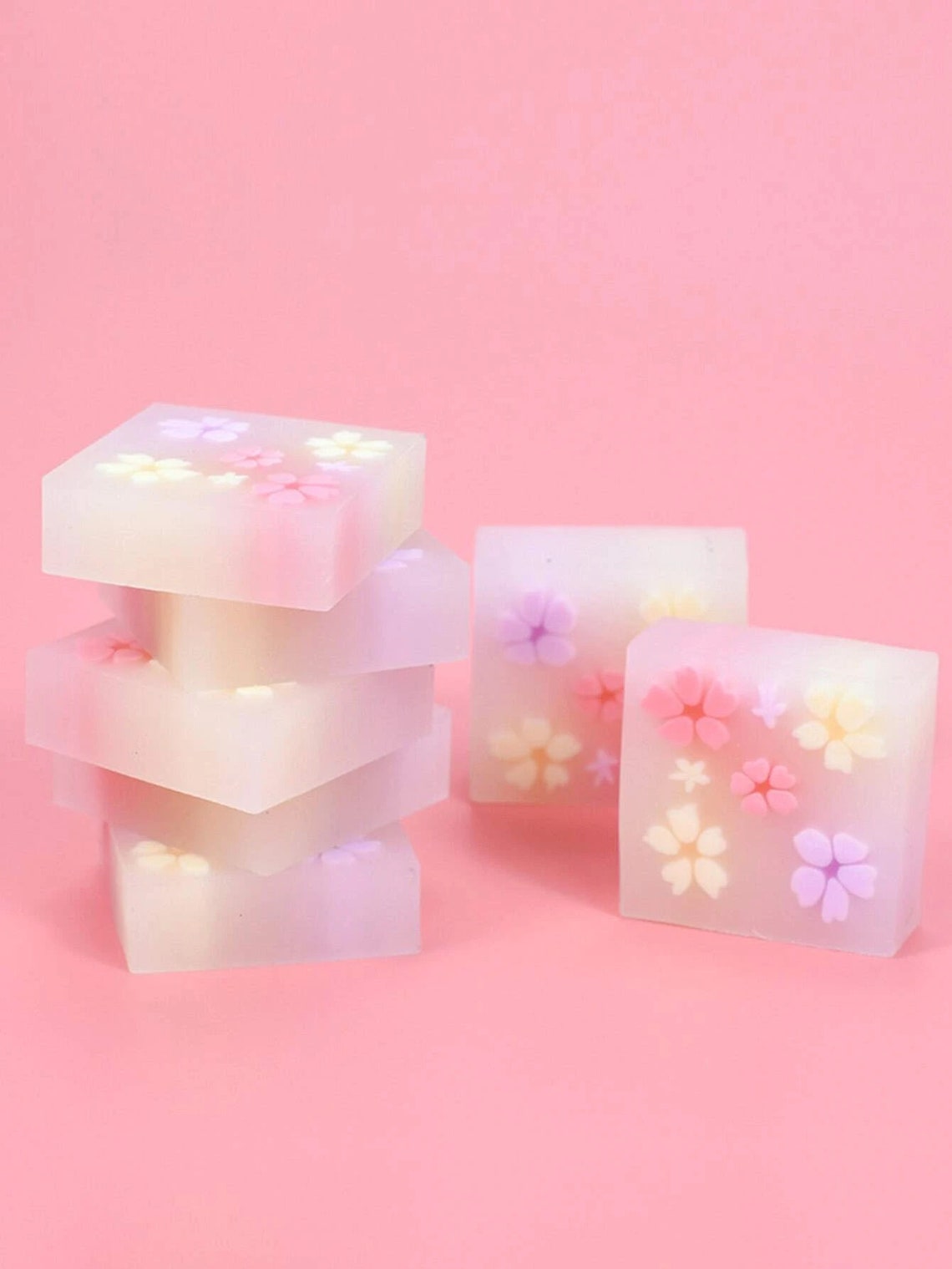 Sakura Flower Erasers Semi Clear Transparent Erasers Cherry Etsy
