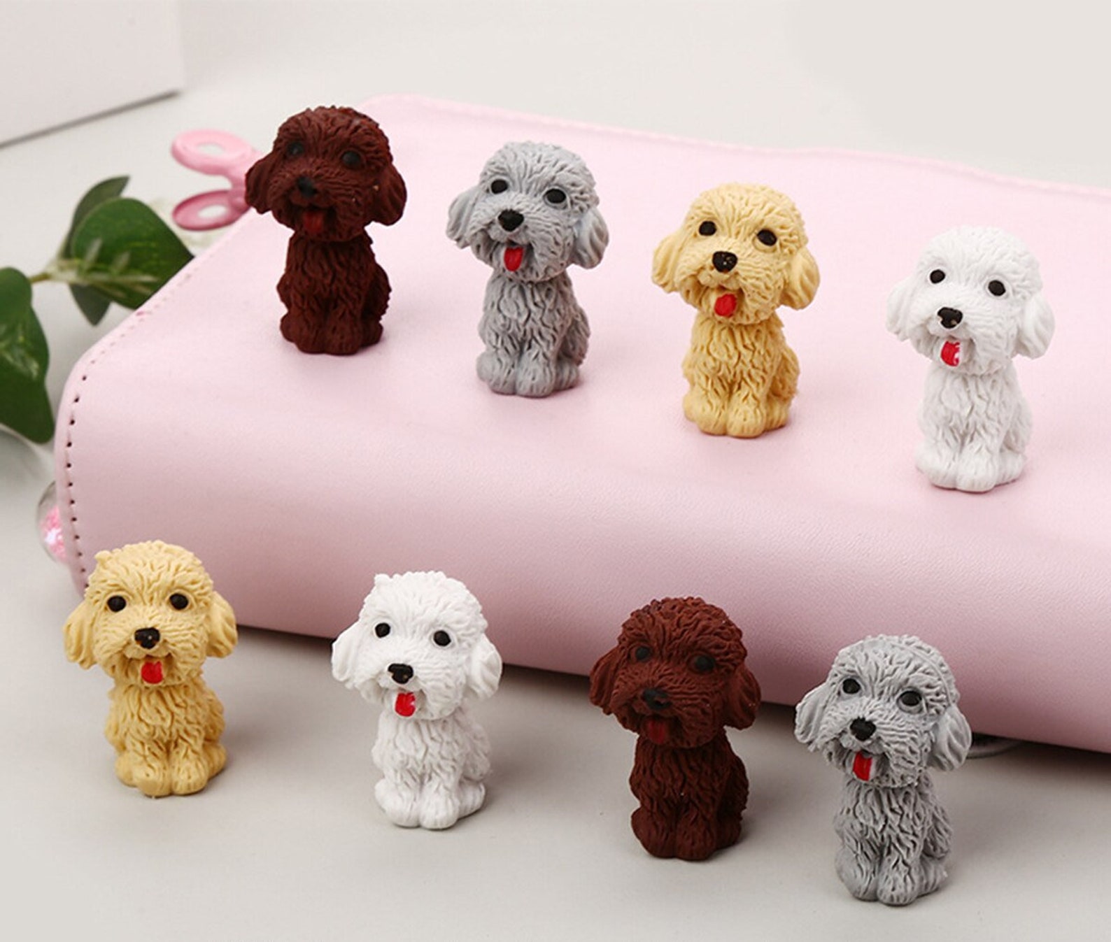 Little Dog Erasers Cute Small Erasers Dog Stationary Cute Etsy