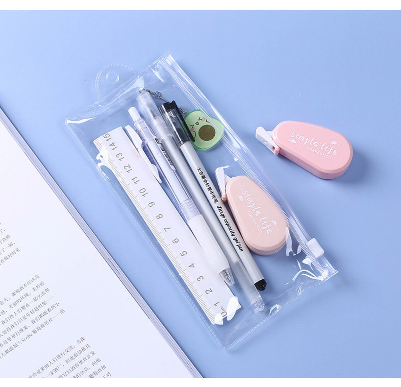 Simple Life Pastel Correction Tape Cute Correction Tape Etsy