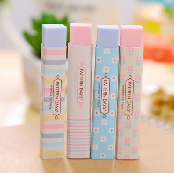 FainFun Gomme Kawaii Fourniture Scolaire, Sucette/Crème Glacée