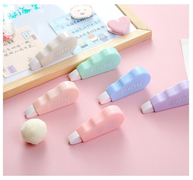 Mini Pastel Correction Tape Cute Correction Tape Kawaii Etsy