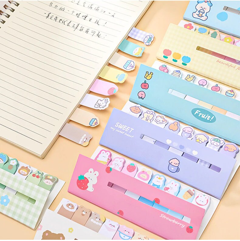 720 Pcs Page Markers Sticky Index Tabs,Cute Cat Dog Sticky Notes Tabs Self  Adhesive for Marking Highlighting,Removes Cleanly,Writable, Durable