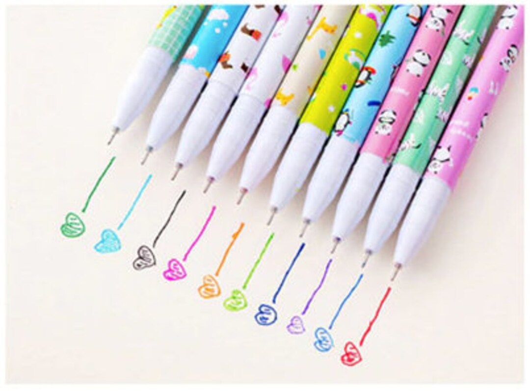 Set of 10 Colorful Animal Pens 10 Pens Set Kawaii Pens - Etsy New Zealand Set of 10 Colorful Animal Pens 10 Pens Set Kawaii Pens - Etsy New Zealand