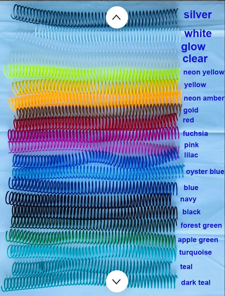 Coil Binding READ DESCRIPTION Spiral Binding Coil Notebook Etsy