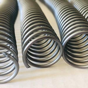 10 included, 22mm diameter silver Coil Binding, Rocketbook Coil Binding, Spiral Binding Coil, Notebook Coil, Binder Spine Coil, Plastic Coil