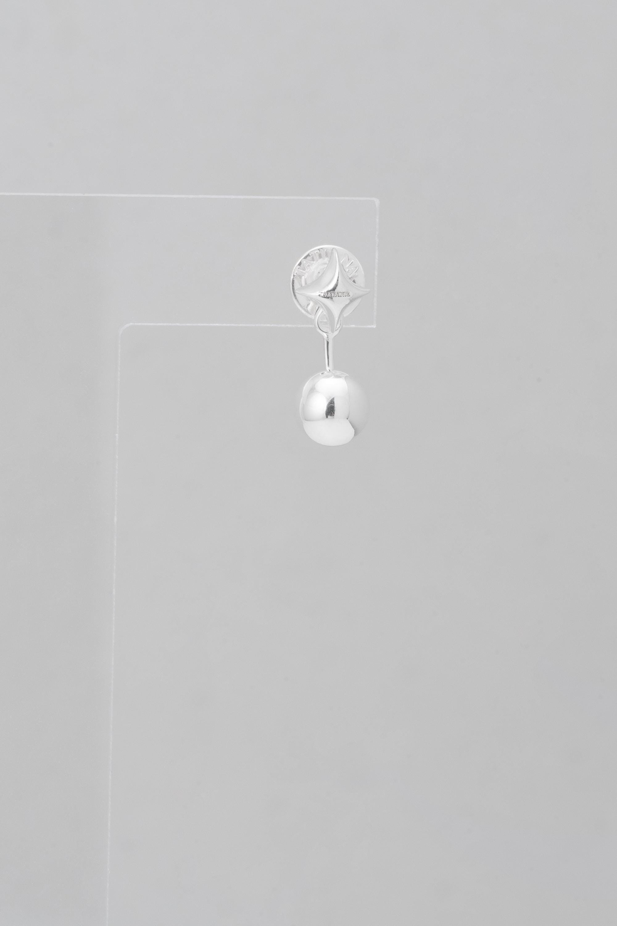 イヤリング TATIANA Silver 925 Star and Ball Ear Jacket Earrings EC3025 MUSINSA | TATIANA (Silver 925) Star and ball ear jacket