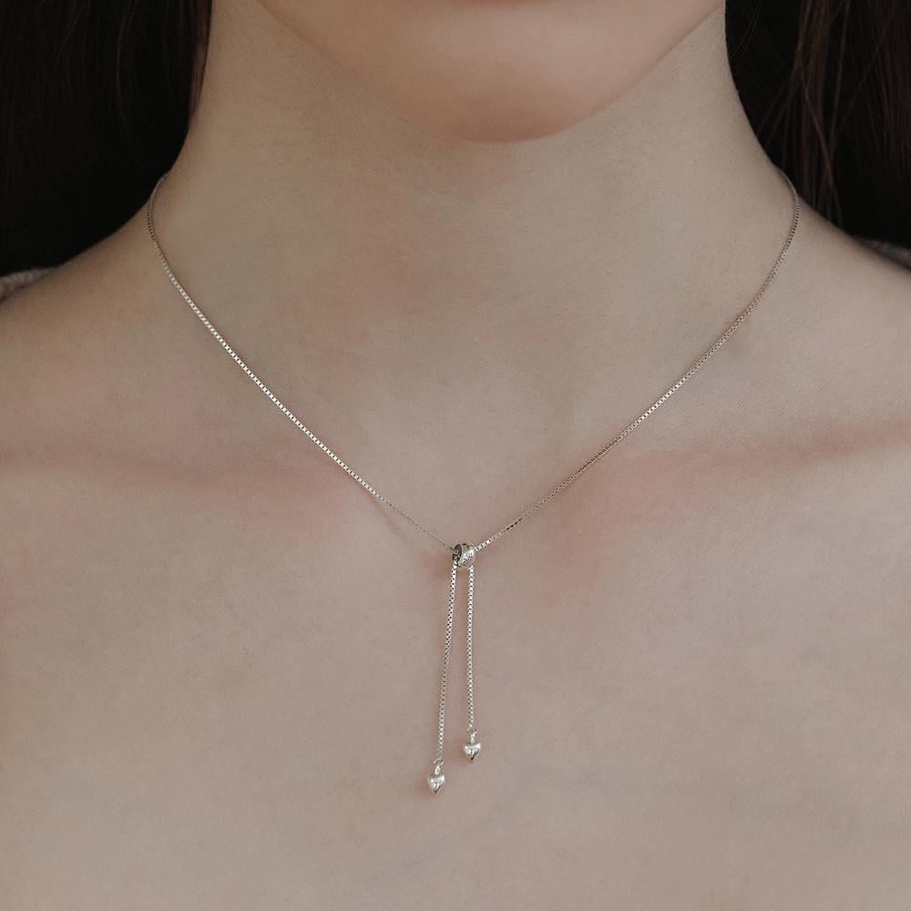 【TATIANA】(Silver925) Gleaming Rings Necklace 韓国発 TATIANA】(Silver925) Multi Ornament Necklace 韓国発 (TATIANA