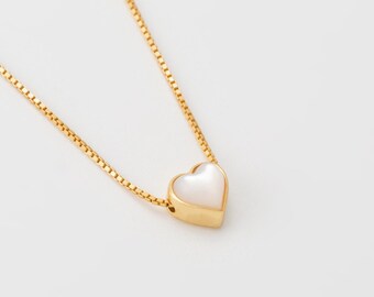 ネックレス・ペンダント TATIANA Flower in the heart pearl necklace NZ2004 Mother of Pearl Heart Pendant Necklace,pearl Heart Necklace
