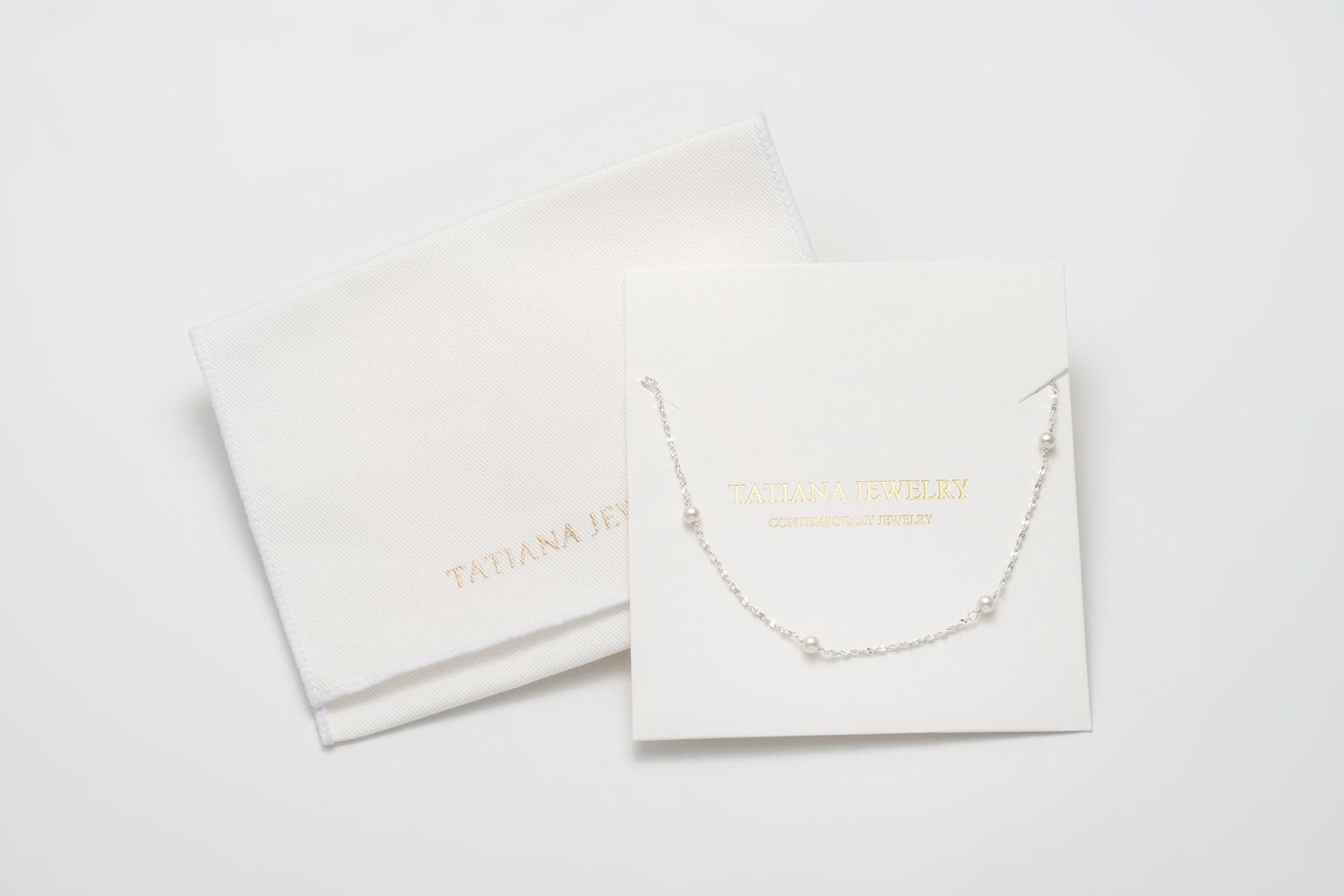 Sterling Silver Satellite Chain Necklace, Delicate Layering