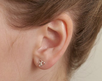 【TATIANA】Glow Pretzel Heart EarJacket Earring EC3081 Designer fashion, Seoul-fully created | W Concept