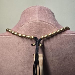 Handgemachte Messing Charm Halskette, Boho Ethnic Statement Schmuck, Länge verstellbar Bild 8