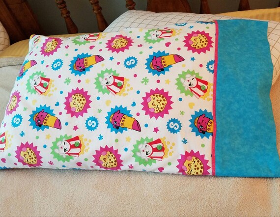 Personalized Shopkins Pillowcase STANDARD SIZE
