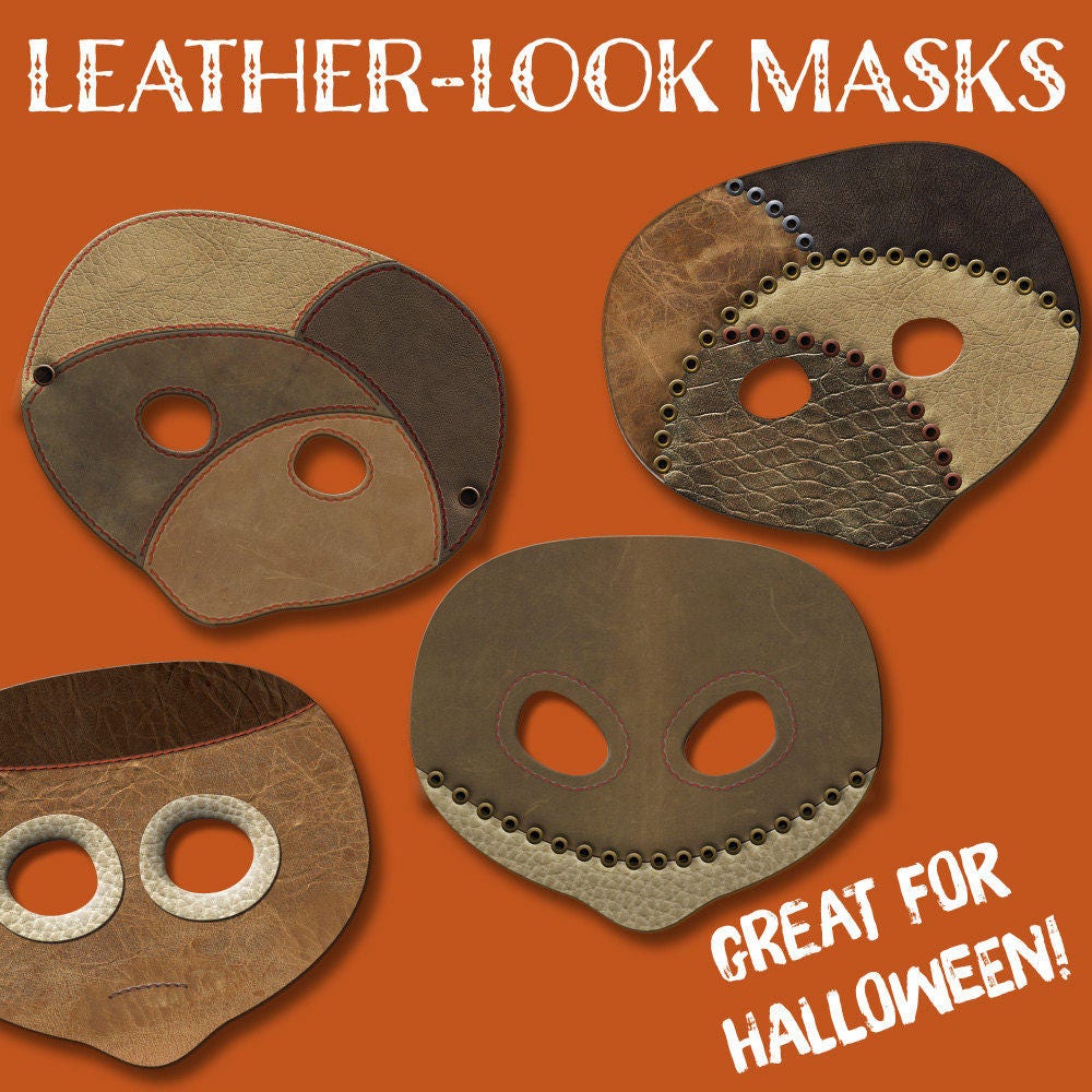 HALLOWEEN MASK Kids Printable Halloween Mask for Kids Paper - Etsy
