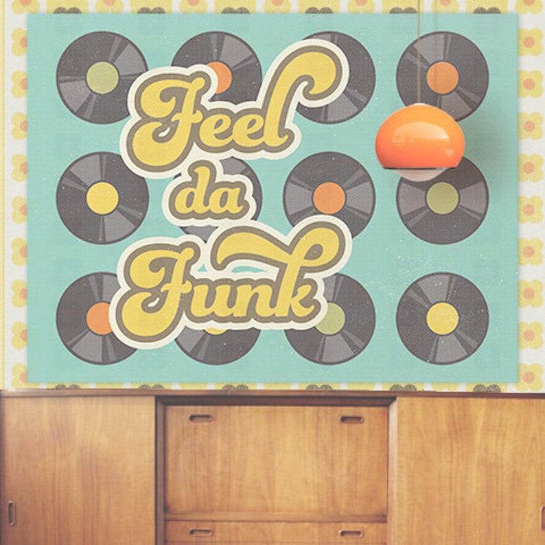 Large 1970s Party Poster 18x24 Inch, Printable Seventies Party Decor ...