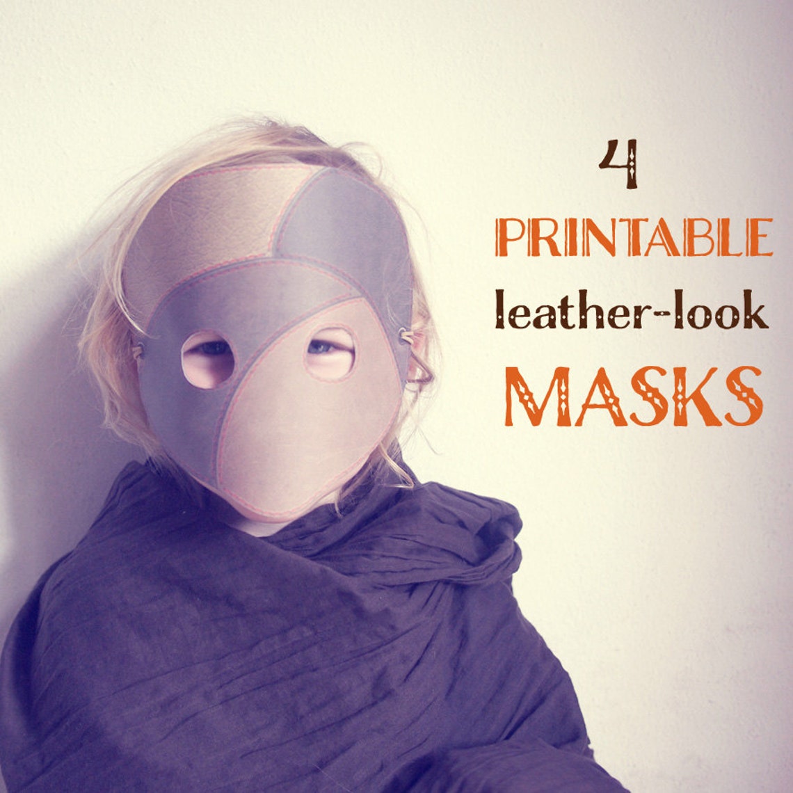 HALLOWEEN MASK Kids Printable Halloween Mask for Kids Paper - Etsy