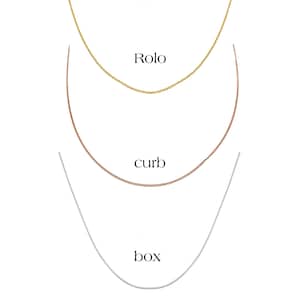 14K solid gold chain Necklace