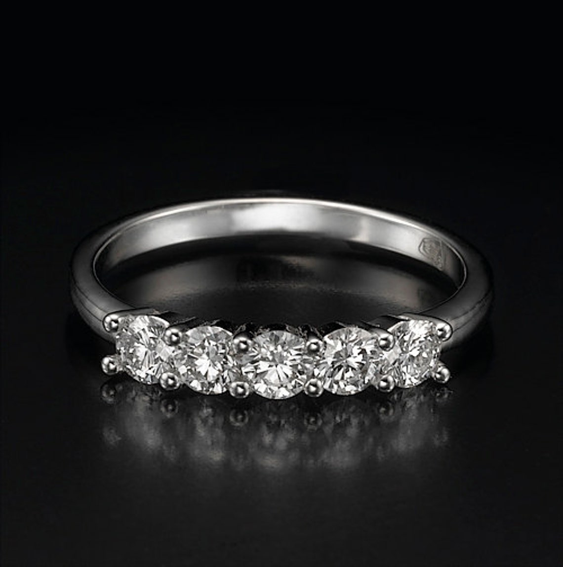 Eternity diamond ring eternity band stackable ring diamond Etsy