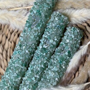 Gemstone Mezuzah with scroll, Mezuzah for door, Mezuzah Case, Mezuzah Cover, handmade Mezuzah, housewarming gift, Judaica Gifts