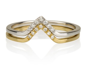 V diamond ring