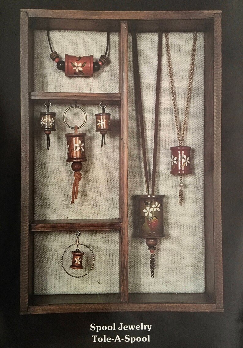 Spool and Macrame Jewelry Book vintage Etsy