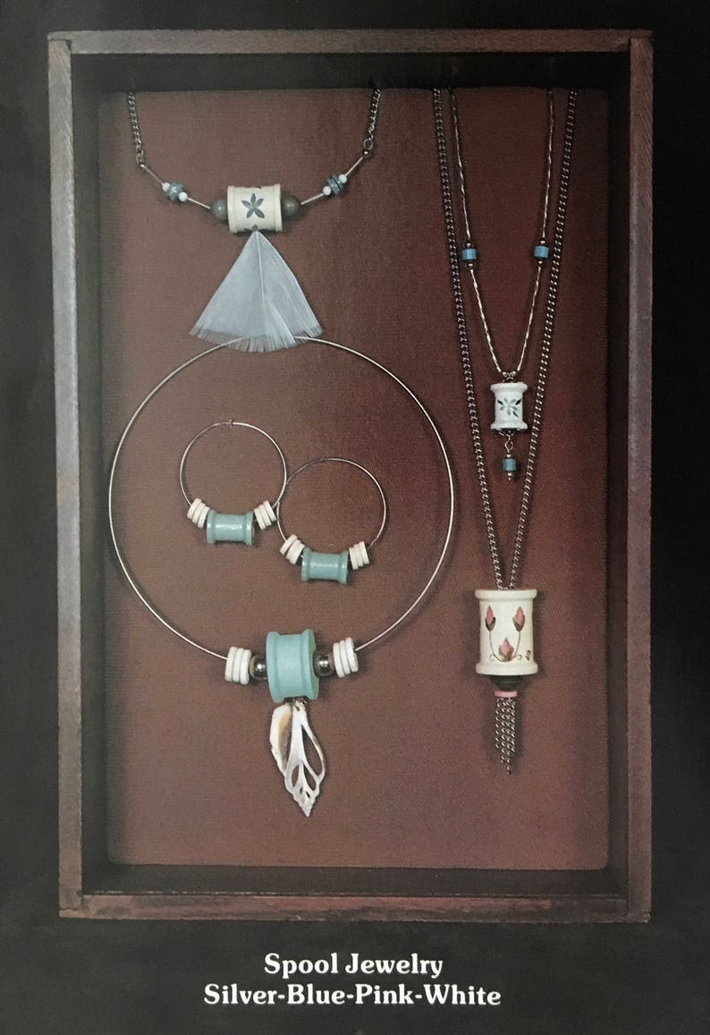 Spool and Macrame Jewelry Book vintage Etsy