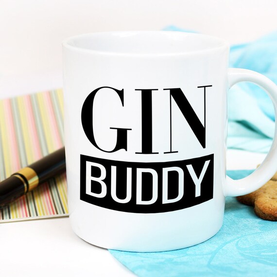 may contain gin vinyl mug gift present funny birthday christmas alcohol friend