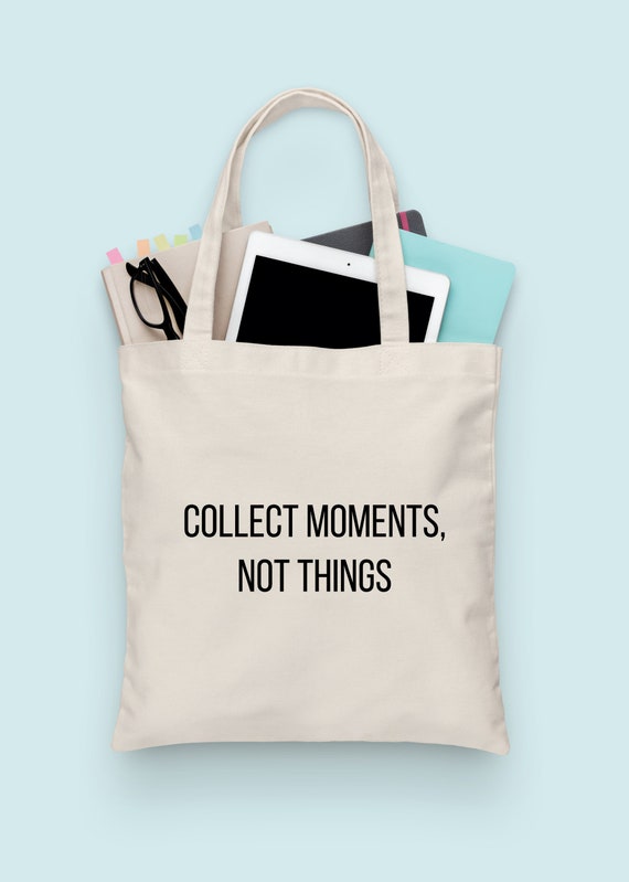 Tote Bag Shopping Birthday Gift Christmas Leaving Live In The Moment Wellness