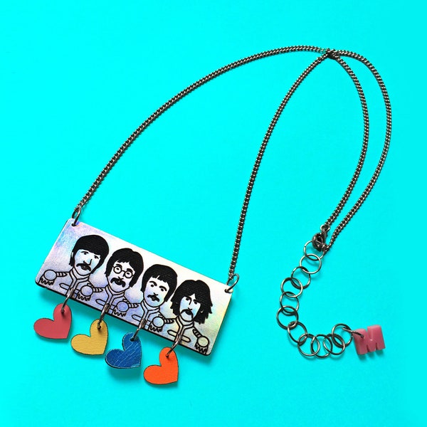 Beatles Necklace Etsy