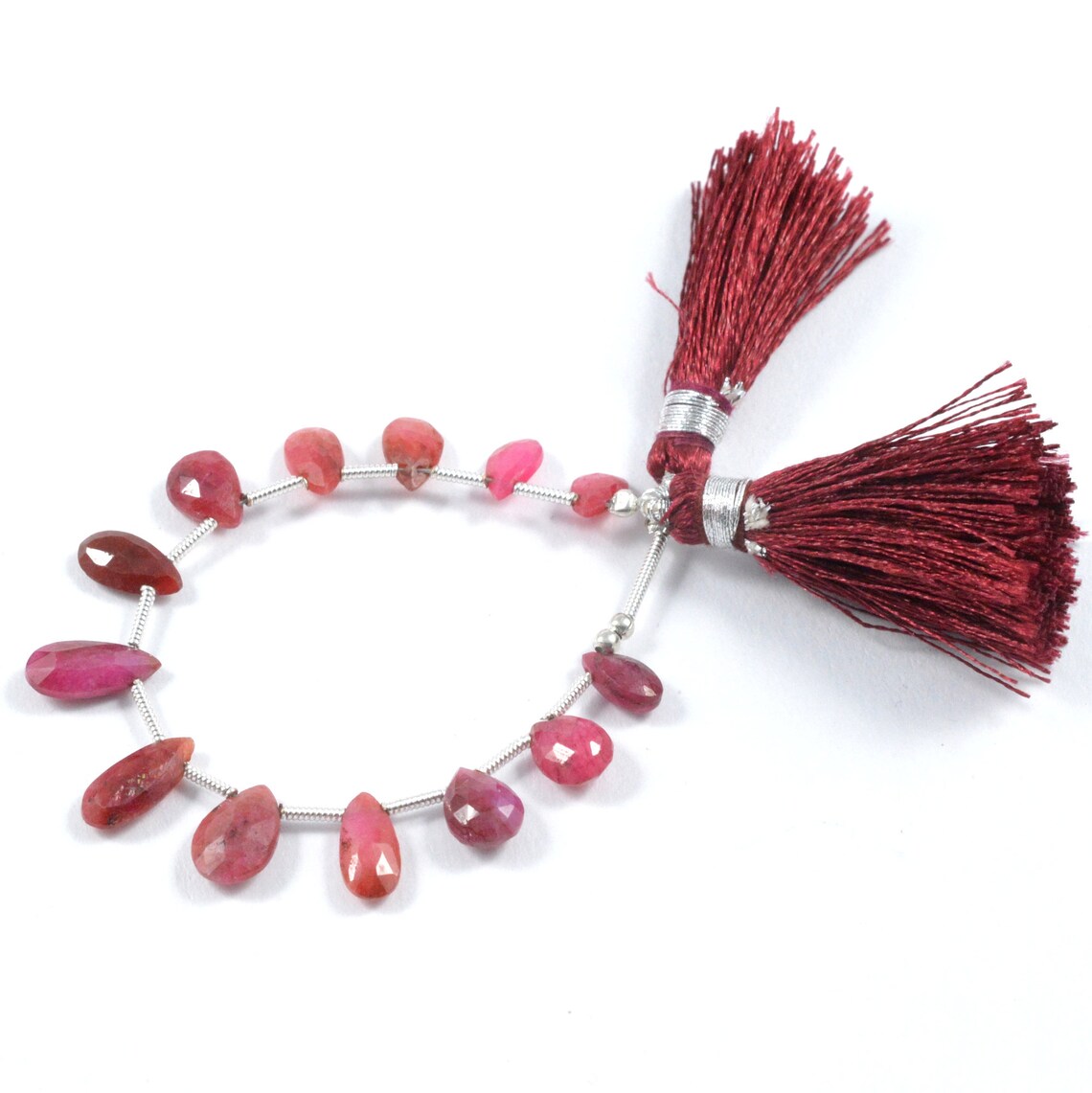 1 String Ruby Beads / Natural Ruby Gemstone / 4inch Etsy
