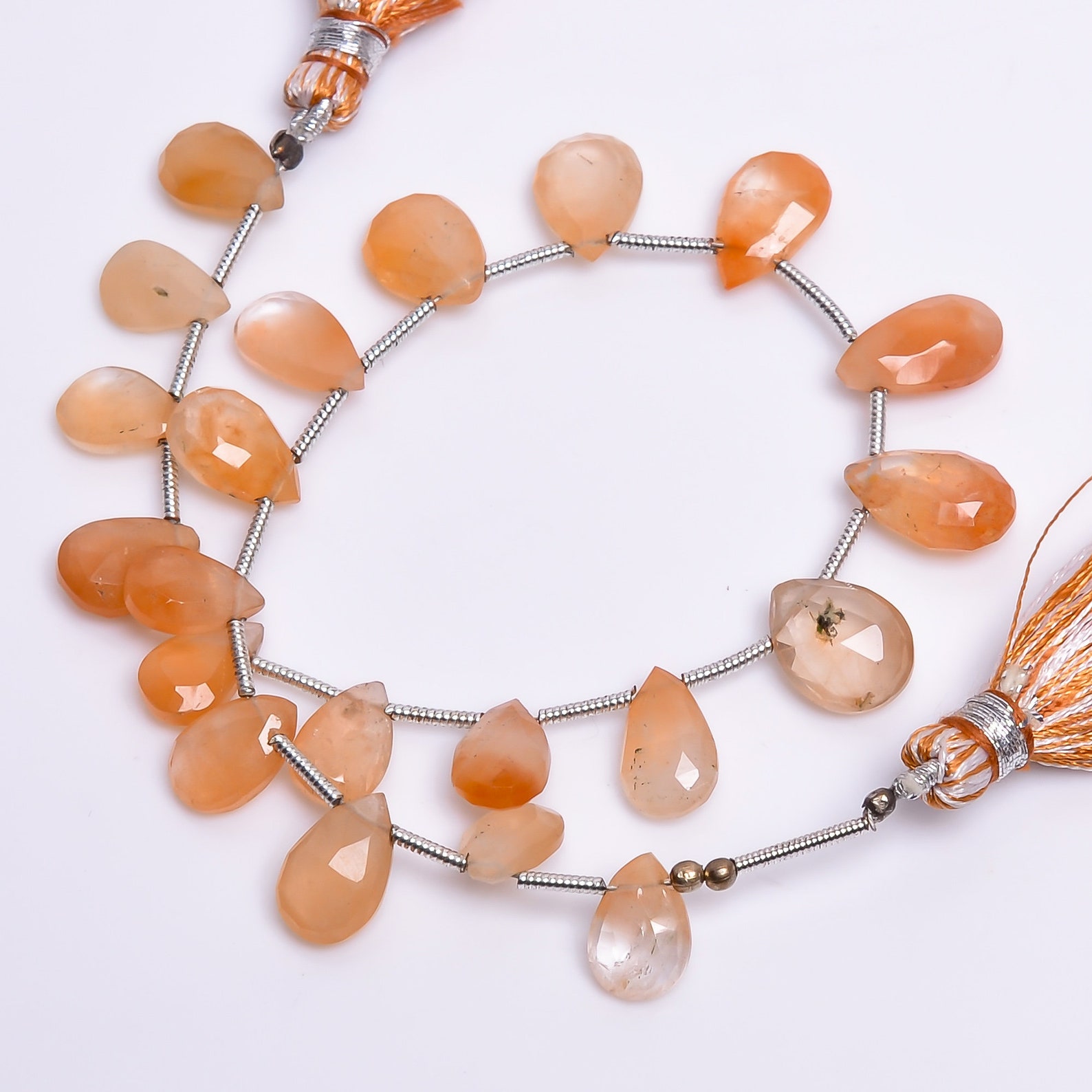 Tangerine Quartz Gemstone/Pear Shape Tangerine Quartz Etsy