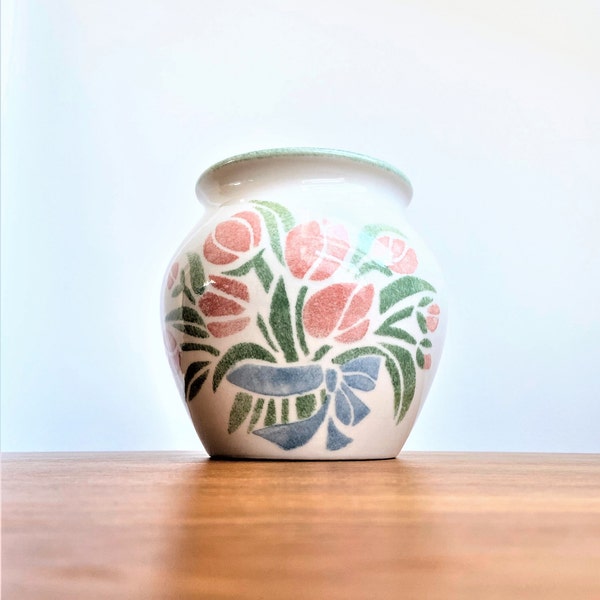 Finnish Vintage Pentik Finland Pottery ceramic BIG Flower pot planter Vase // Made in Finland // Handpainted Handmade Ceramic art // 1980s