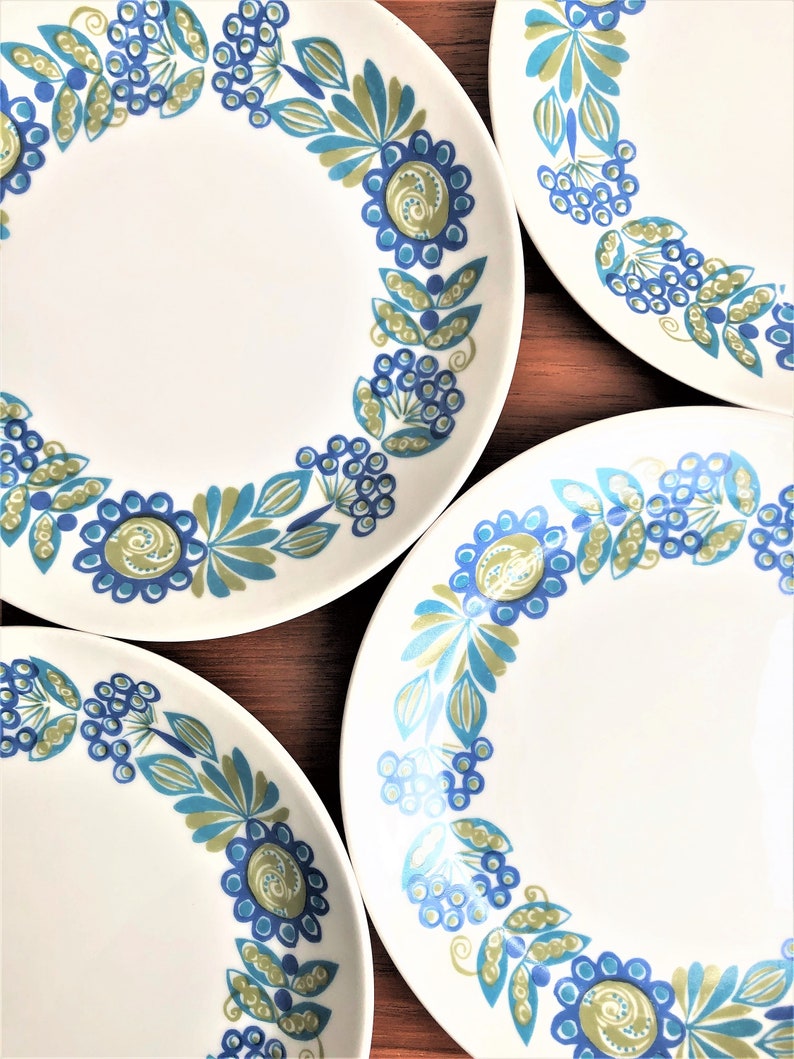 Figgjo Flint Norway Dinner plate set Tor Viking Made in Norway 1970s Turi Gramstad Oliver Design Dessert appetizer plates