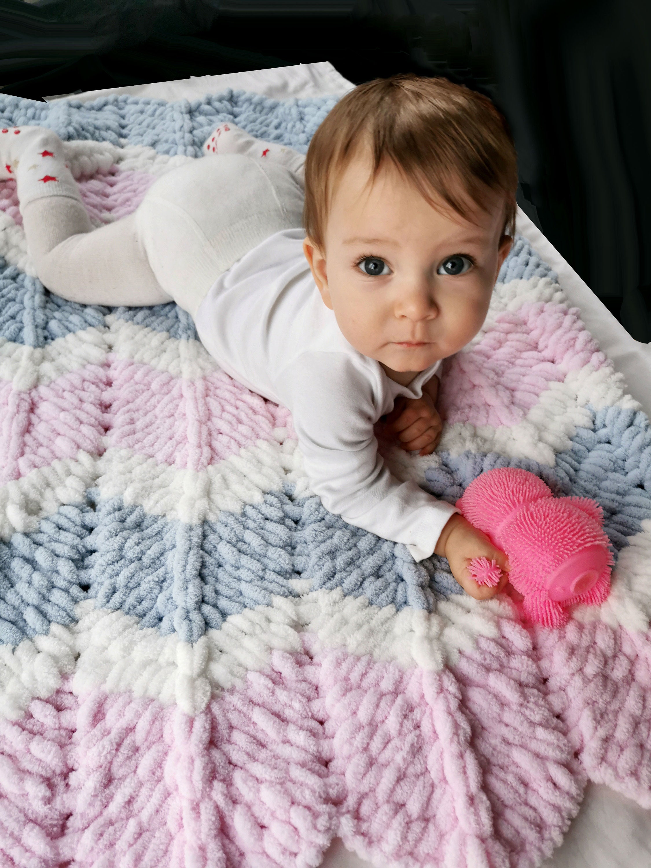 Puffy baby blanket baby shower gift newborn blanket boy Etsy