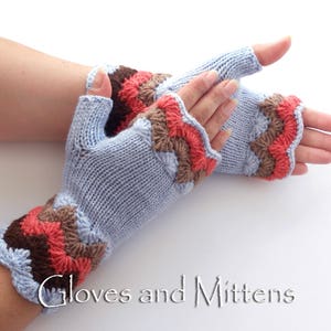 Fingerless Gloves, Light Blue Knitted Hand Warmers, Fingerless Mitts, Wrist Warmers, Crocheted Girls gloves, Fall Winter Fingerless Gloves