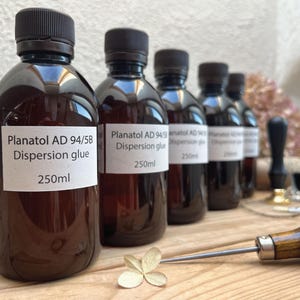 Professionele boekbindlijm/dispersielijm met een breed scala aan toepassingen/250 ml/Planatol AD 94/5B