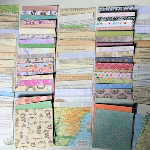 50x mixed 5" paper squares | scrapbooking | cardmaking | junk journal | paper craft