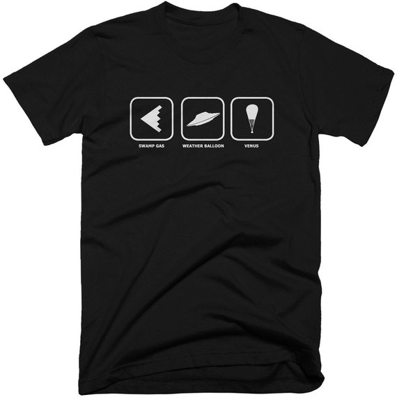 IFO (identified Flying Objects) T-shirt. Free Shipping. - Etsy