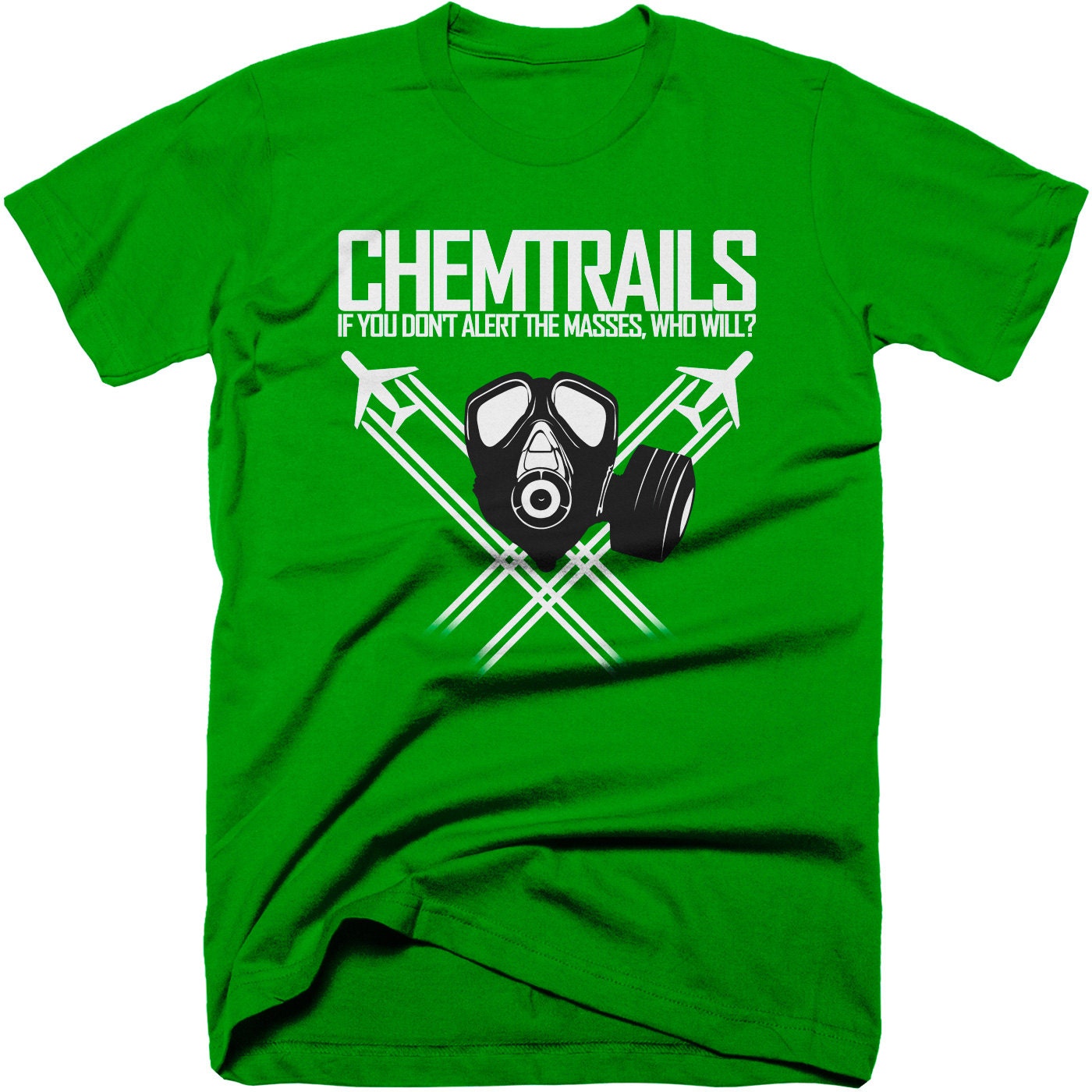 Chemtrails Alert The Masses Geoengineering T-Shirt Free Shipping.