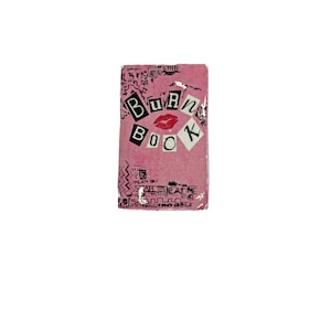 Mean Girls burn book magnet- 3D Eco friendly novelty-handmade- October 3rd- on Wednesdays we wear pink