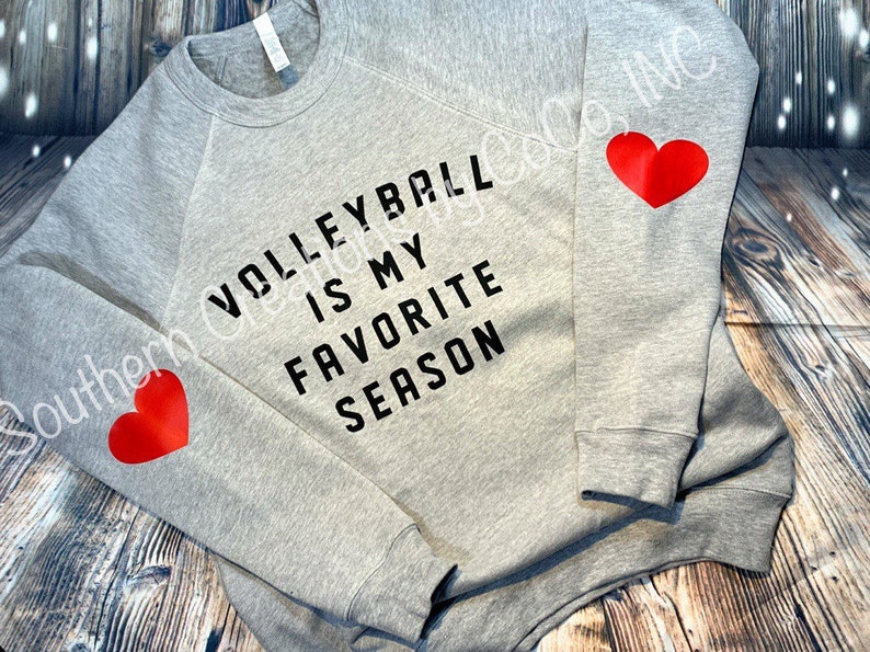 Volleyball is My Favorite Season Raglan Sweatshirt