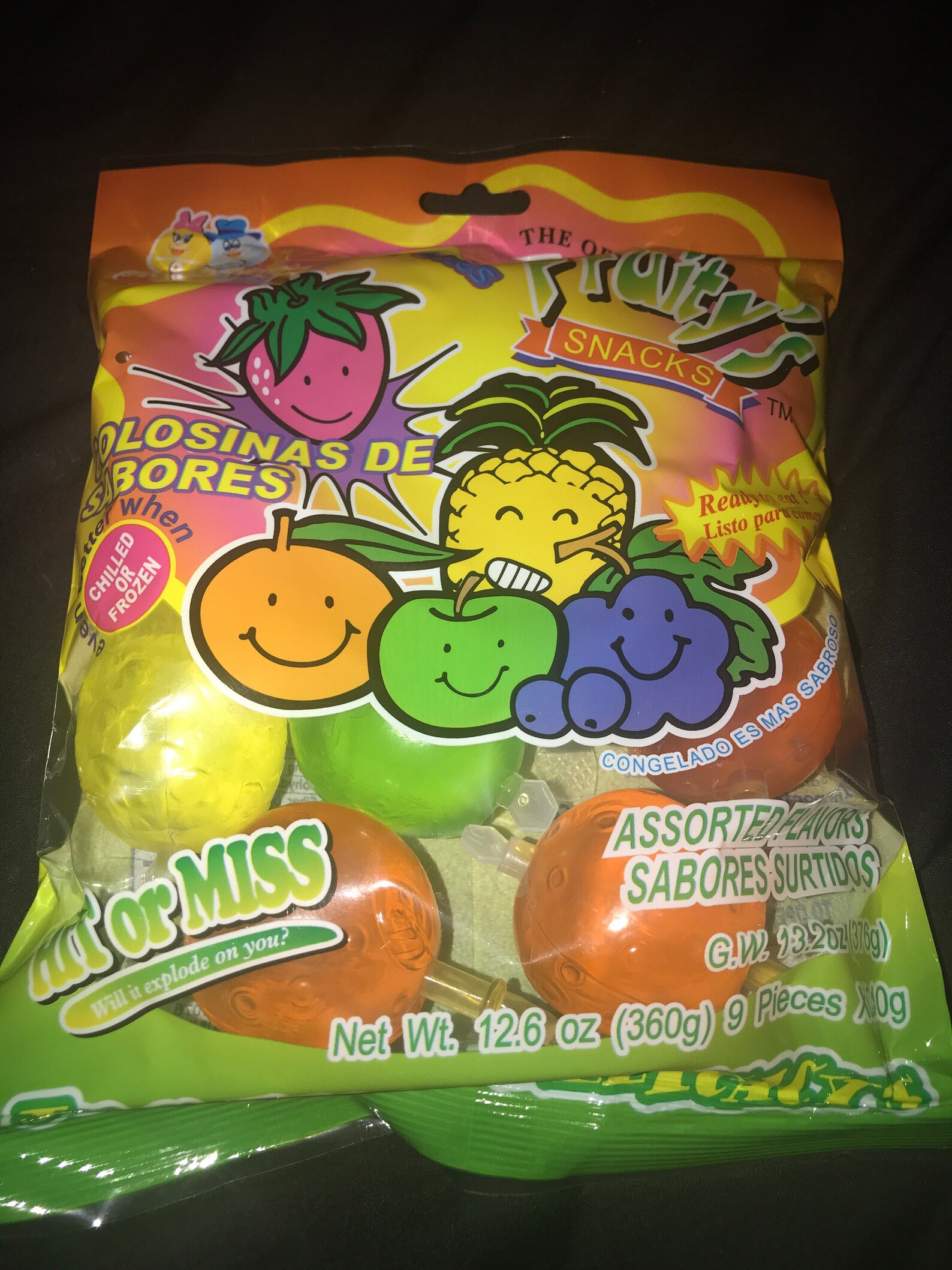 TIK TOK CANDY Din Don Juc Jelly Fruitys 9 pc Original Brand Etsy