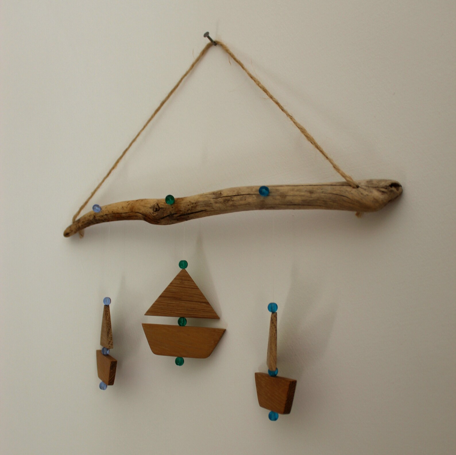 Driftwood 3 Boat Wall Hanging Etsy