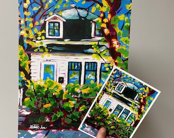 Marr Residence Acrylic Painting Prints