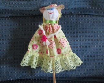 Sunshine Lady Chopstick Puppet