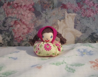 Pigtail Peggy Mini Yo Yo Doll Second in a Series of New Dolls