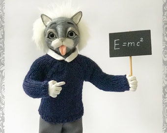 Einstein Puppets Etsy